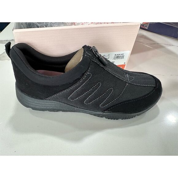 Easy‎ Spirit Women's Slip-On Walking Sneakers Black Size 6W Casual - Picture 1 of 5